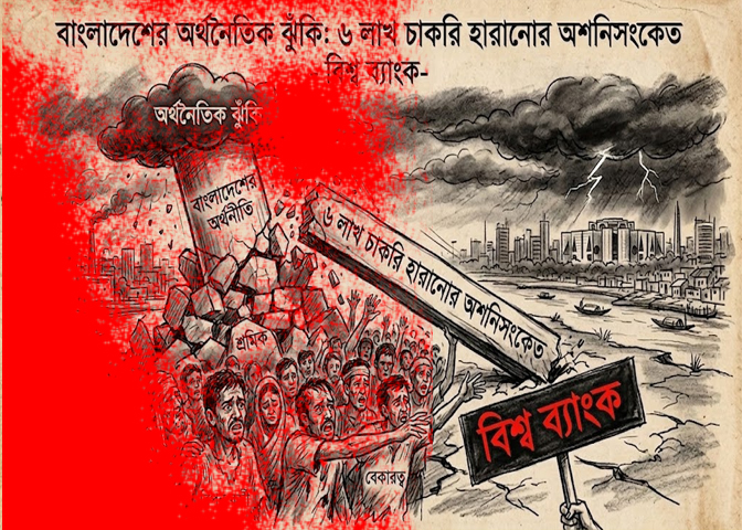 ভূ-রাজনৈতিক সংঘাত ও বাংলাদেশের অর্থনৈতিক ঝুঁকি: ৬ লাখ চাকরি হারানোর অশনিসংকেত- বিশ্ব ব্যাংক