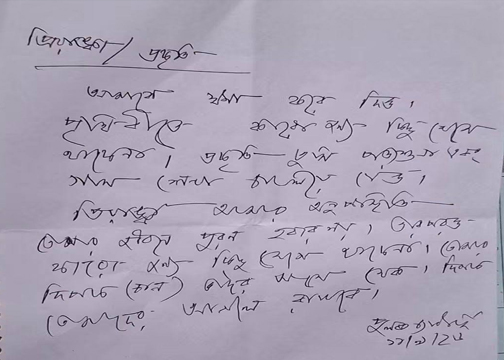 অসহ্য যন্ত্রণা আর শেষ আকুতি:পাঁচটি চিরকুটে ঢাকা পড়ল এক সাংবাদিকের বর্ণিল জীবন:বিদায় প্রিয়াঙ্কা, থেমো না প্রকৃতি: কলম থেমে যাওয়ার পর লিখে যাওয়া শেষ ভালোবাসার দলিল